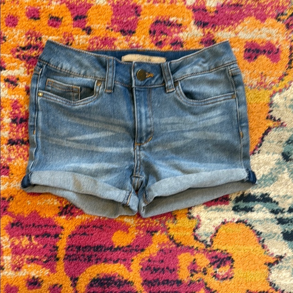Joe's Jeans Blue Denim Cut-Off Shorts